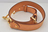 Authentic Louis Vuitton Leather Shoulder Strap Beige 35.6-39.4" LV 6971K