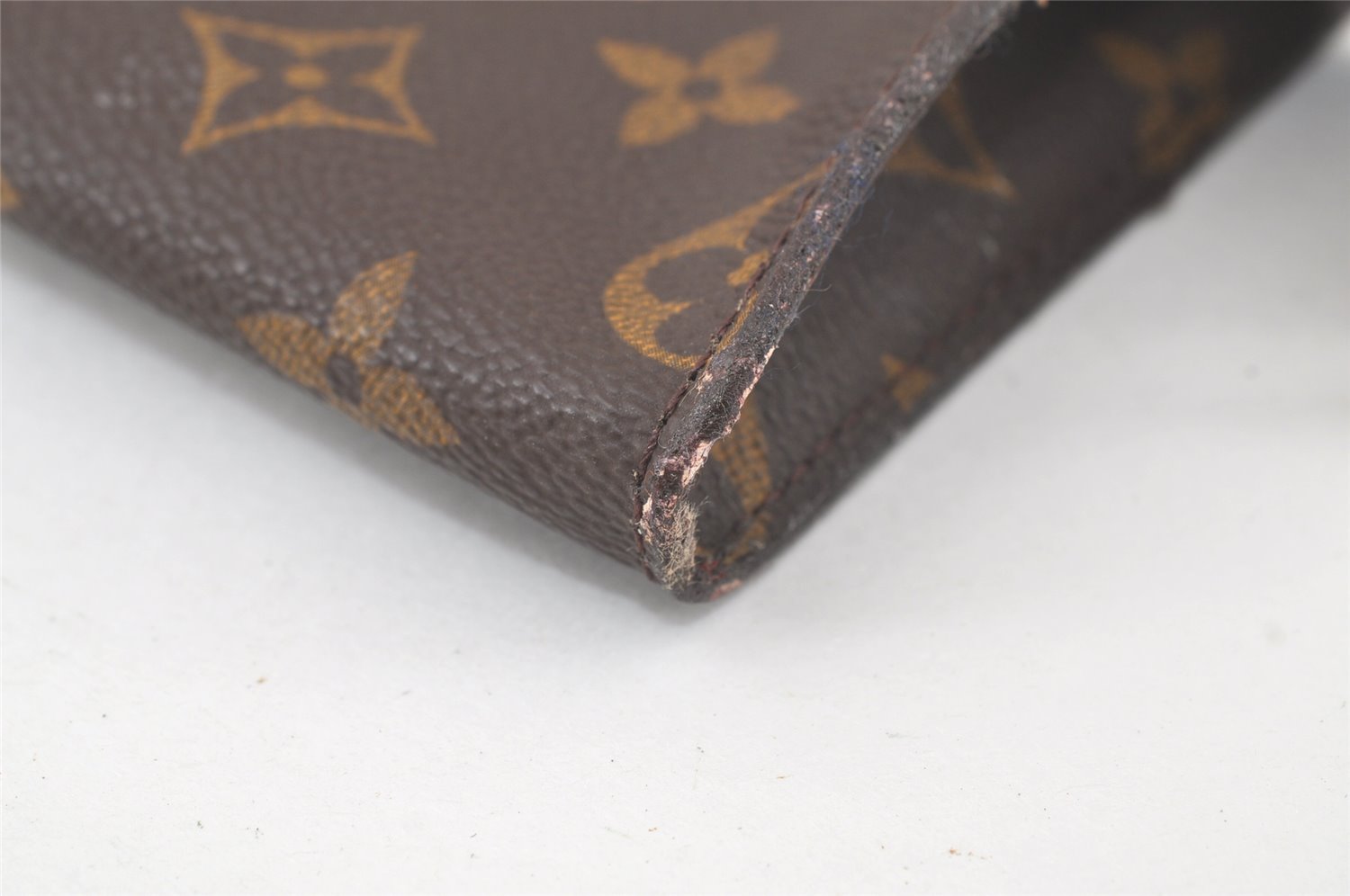 Authentic Louis Vuitton Monogram Pouch For Bucket PM LV Junk 6973K