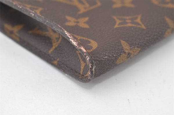 Authentic Louis Vuitton Monogram Pouch For Bucket PM LV Junk 6973K