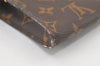 Authentic Louis Vuitton Monogram Pouch For Bucket PM LV Junk 6973K