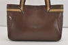 Authentic GUCCI Sherry Line Shoulder Tote Bag Leather 0021135 Brown 6974J