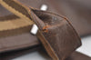 Authentic GUCCI Sherry Line Shoulder Tote Bag Leather 0021135 Brown 6974J
