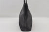 Authentic Burberrys Vintage Leather Shoulder Hand Bag Purse Black 6975I