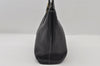 Authentic Burberrys Vintage Leather Shoulder Hand Bag Purse Black 6975I