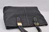 Authentic Burberrys Vintage Leather Shoulder Hand Bag Purse Black 6975I