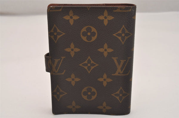 Authentic Louis Vuitton Monogram Agenda PM Notebook Cover R20005 LV 6975J