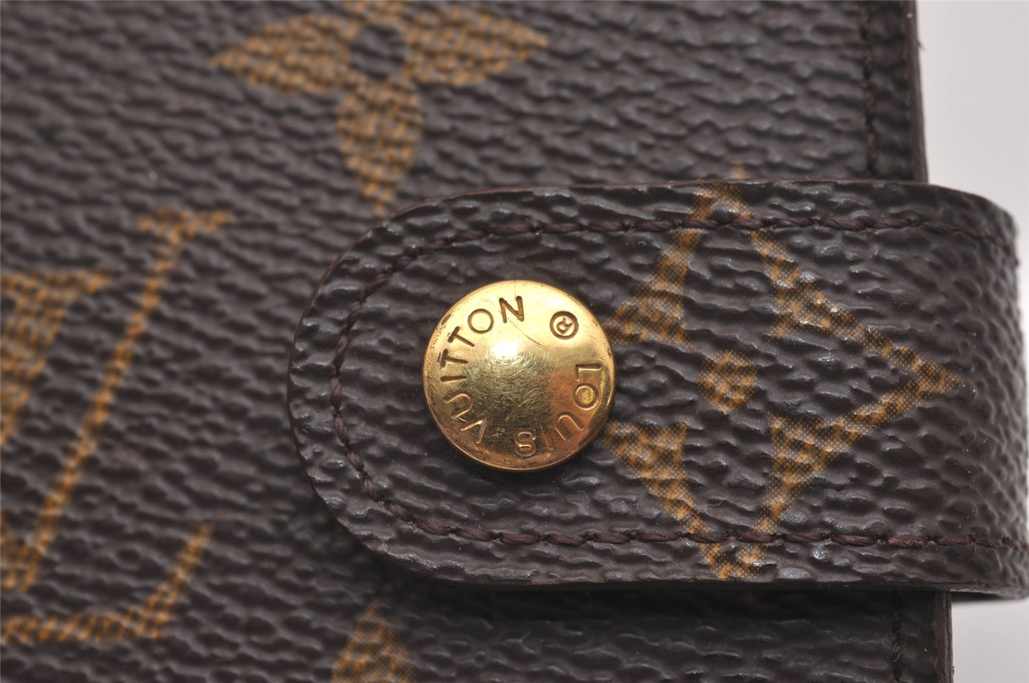 Authentic Louis Vuitton Monogram Agenda PM Notebook Cover R20005 LV 6975J