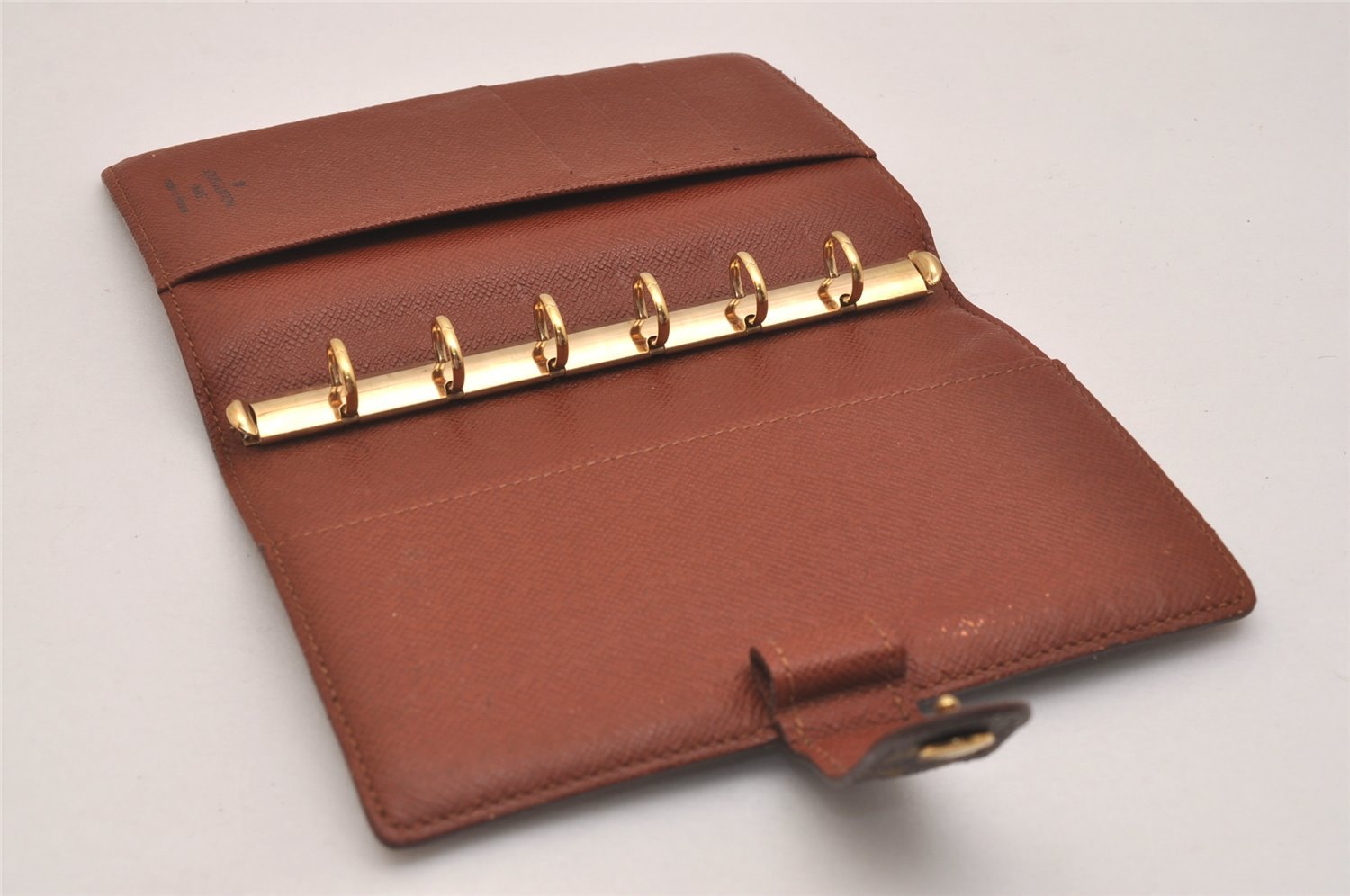 Authentic Louis Vuitton Monogram Agenda PM Notebook Cover R20005 LV 6975J