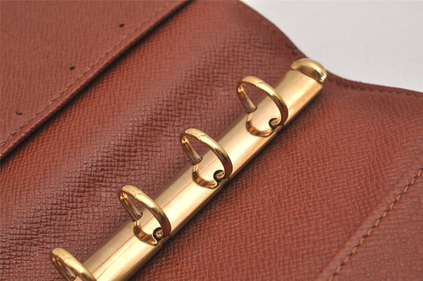 Authentic Louis Vuitton Monogram Agenda PM Notebook Cover R20005 LV 6975J