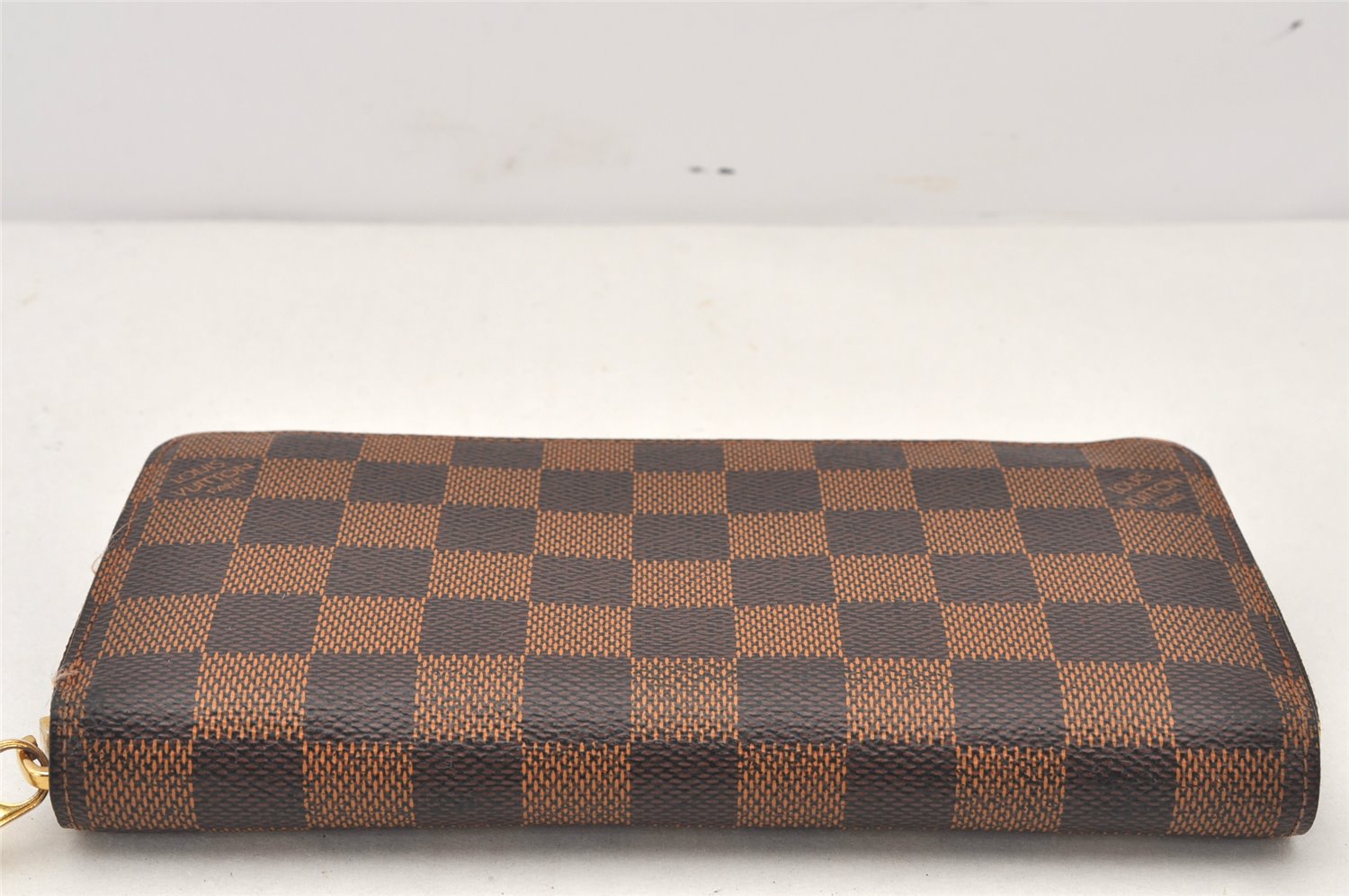 Authentic Louis Vuitton Damier Zippy Long Wallet Purse N60015 LV 6975K