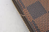 Authentic Louis Vuitton Damier Zippy Long Wallet Purse N60015 LV 6975K