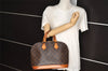 Authentic Louis Vuitton Monogram Alma Hand Bag Purse M51130 LV 6976I