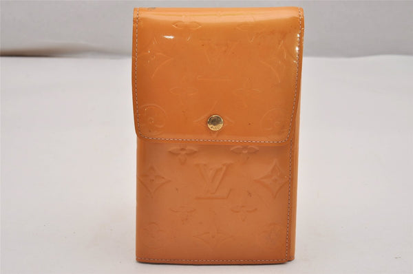 Auth Louis Vuitton Monogram Vernis Mott Shoulder Hand Bag Yellow M91034 LV 6976J