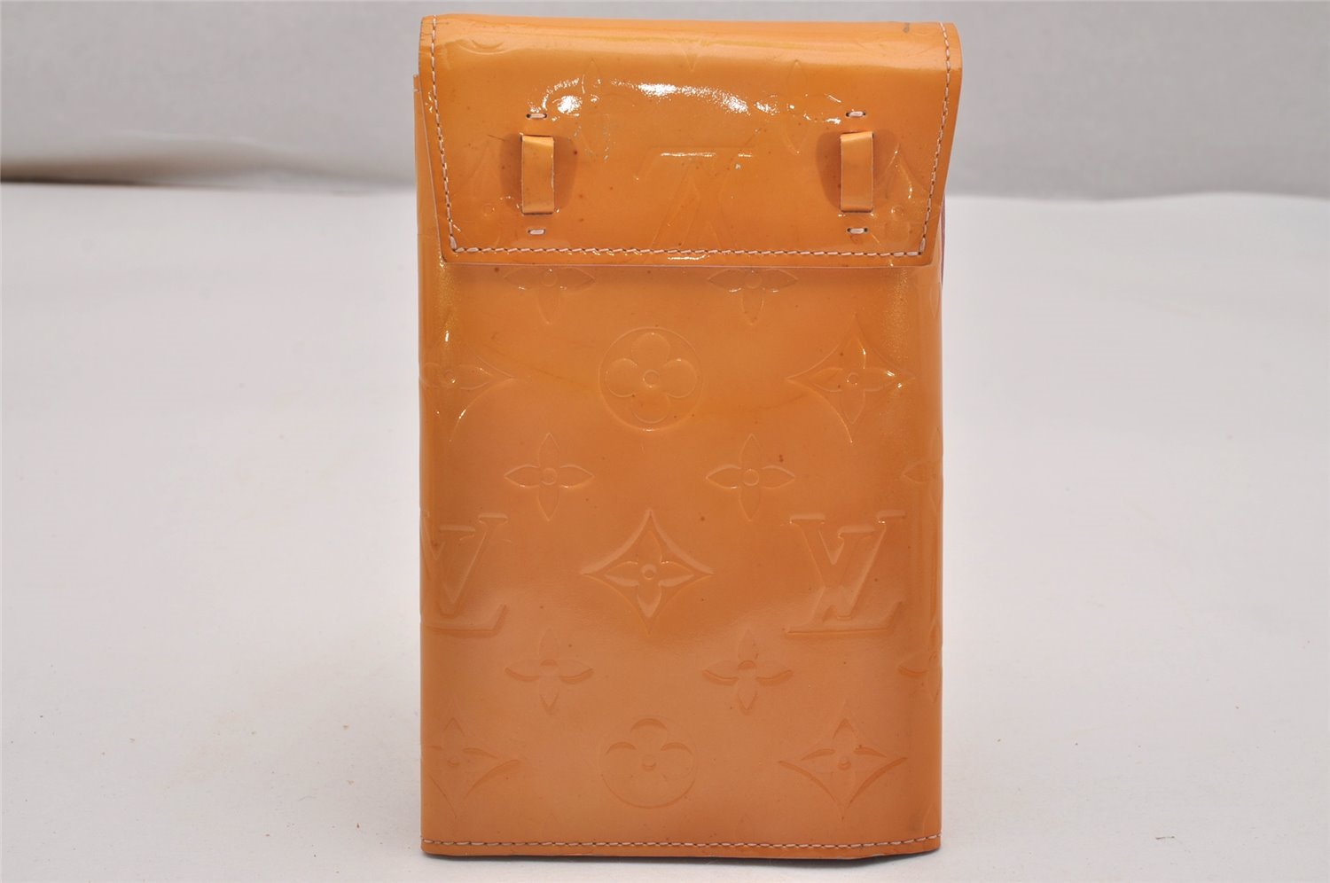 Auth Louis Vuitton Monogram Vernis Mott Shoulder Hand Bag Yellow M91034 LV 6976J