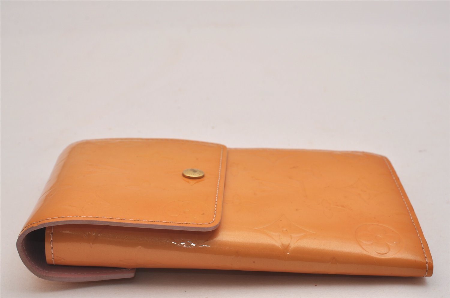 Auth Louis Vuitton Monogram Vernis Mott Shoulder Hand Bag Yellow M91034 LV 6976J