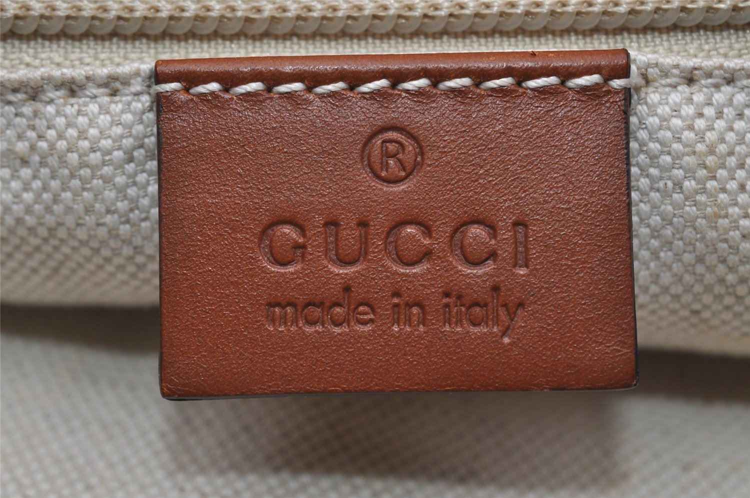 Authentic GUCCI Shoulder Tote Bag GG Nylon Leather 282439 Bordeaux Red 6977I