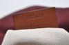 Authentic GUCCI Shoulder Tote Bag GG Nylon Leather 282439 Bordeaux Red 6977I