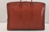 Authentic Louis Vuitton Epi Porte Documents Voyage Briefcase M54473 Brown 6978K