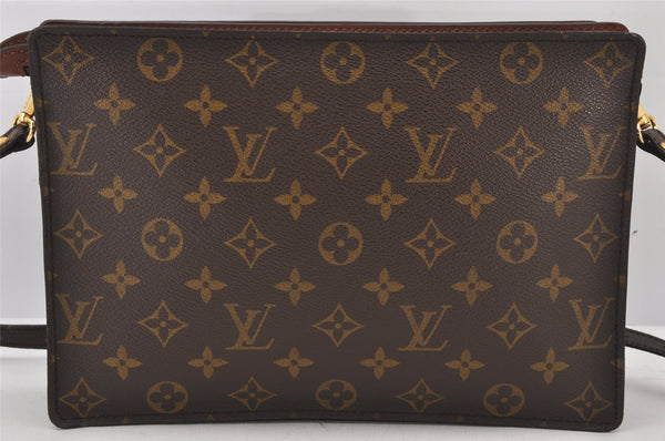 Authentic Louis Vuitton Monogram Enghien Shoulder Cross Bag M51205 LV 6981K