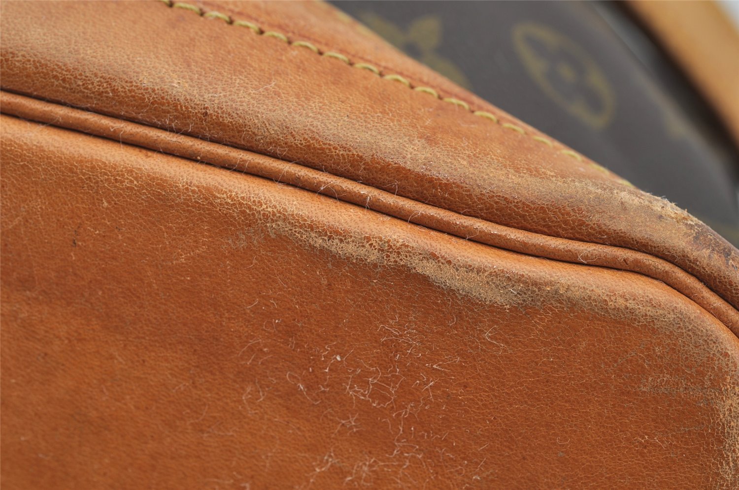 Authentic Louis Vuitton Monogram Noe Shoulder Drawstring Bag M42224 LV 6982I