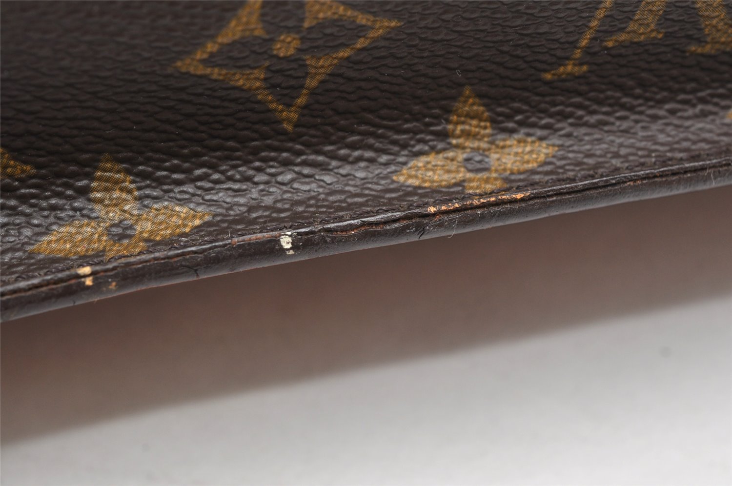 Auth Louis Vuitton Monogram Porte Documents Bandouliere M53338 Briefcase 6982K