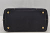 Authentic PRADA CANAPA SS Denim 2Way Shoulder Hand Bag 1BG439 Navy Blue 6984J