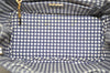 Authentic PRADA CANAPA SS Denim 2Way Shoulder Hand Bag 1BG439 Navy Blue 6984J