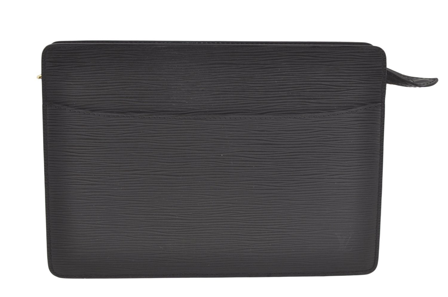 Authentic Louis Vuitton Epi Pochette Homme Clutch Hand Bag Black M52522 LV 6984K