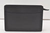 Authentic Louis Vuitton Epi Pochette Homme Clutch Hand Bag Black M52522 LV 6984K