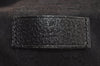 Authentic GUCCI Vintage Shoulder Tote Bag GG Canvas Leather 189669 Black 6985J