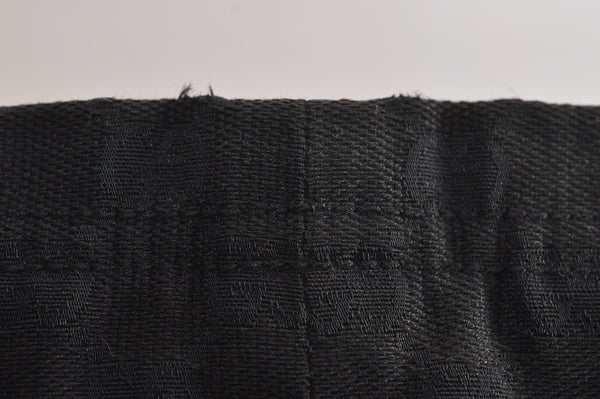 Authentic GUCCI Vintage Shoulder Tote Bag GG Canvas Leather 189669 Black 6985J