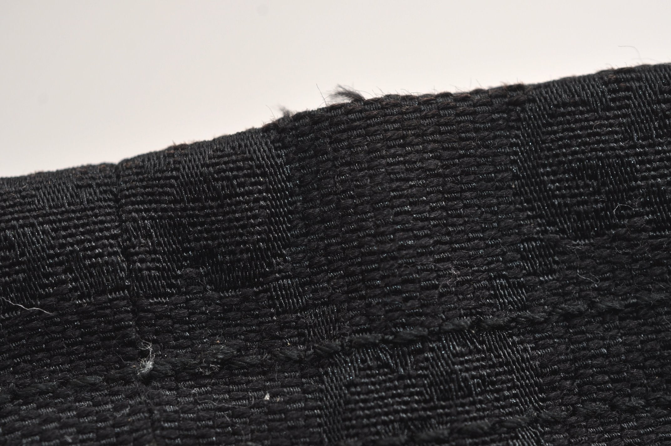 Authentic GUCCI Vintage Shoulder Tote Bag GG Canvas Leather 189669 Black 6985J