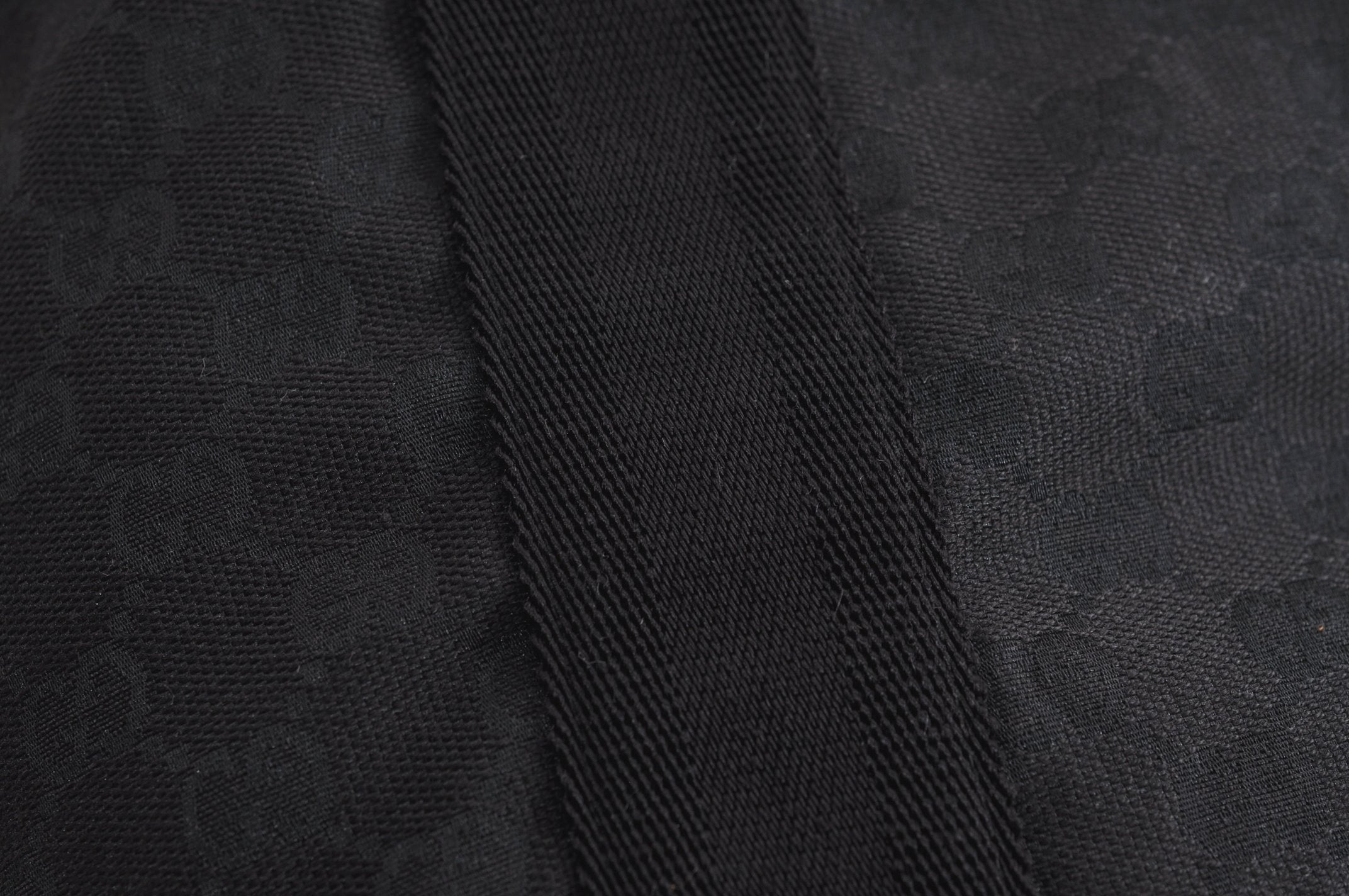 Authentic GUCCI Vintage Shoulder Tote Bag GG Canvas Leather 189669 Black 6985J