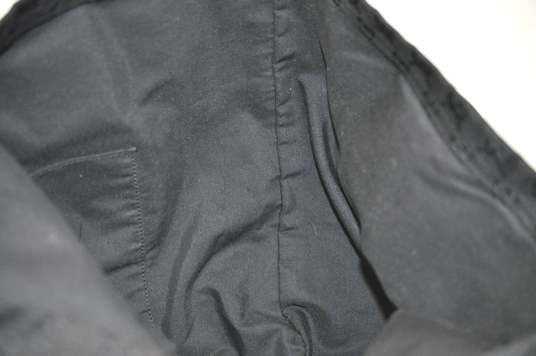 Authentic GUCCI Vintage Shoulder Tote Bag GG Canvas Leather 189669 Black 6985J