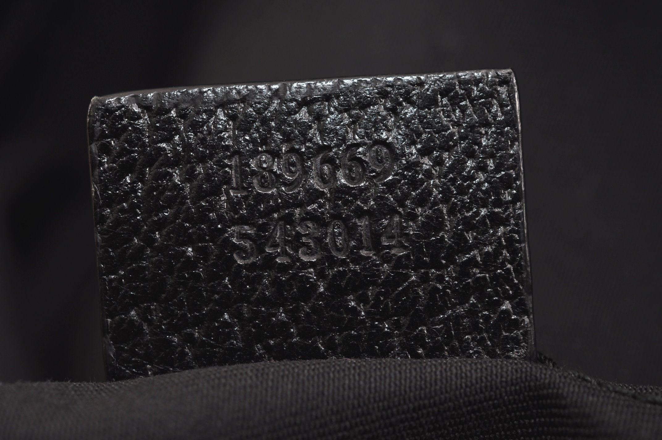 Authentic GUCCI Vintage Shoulder Tote Bag GG Canvas Leather 189669 Black 6985J