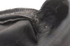 Authentic PRADA Vintage Nylon Tessuto leather Pouch Purse Black 6986J