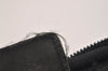 Authentic PRADA Vintage Nylon Tessuto leather Pouch Purse Black 6986J
