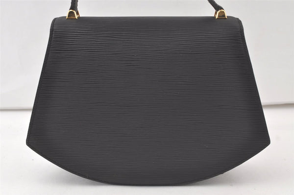 Authentic Louis Vuitton Epi Tilsitt Shoulder Bag Purse Black M52482 LV 6987K