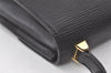 Authentic Louis Vuitton Epi Tilsitt Shoulder Bag Purse Black M52482 LV 6987K