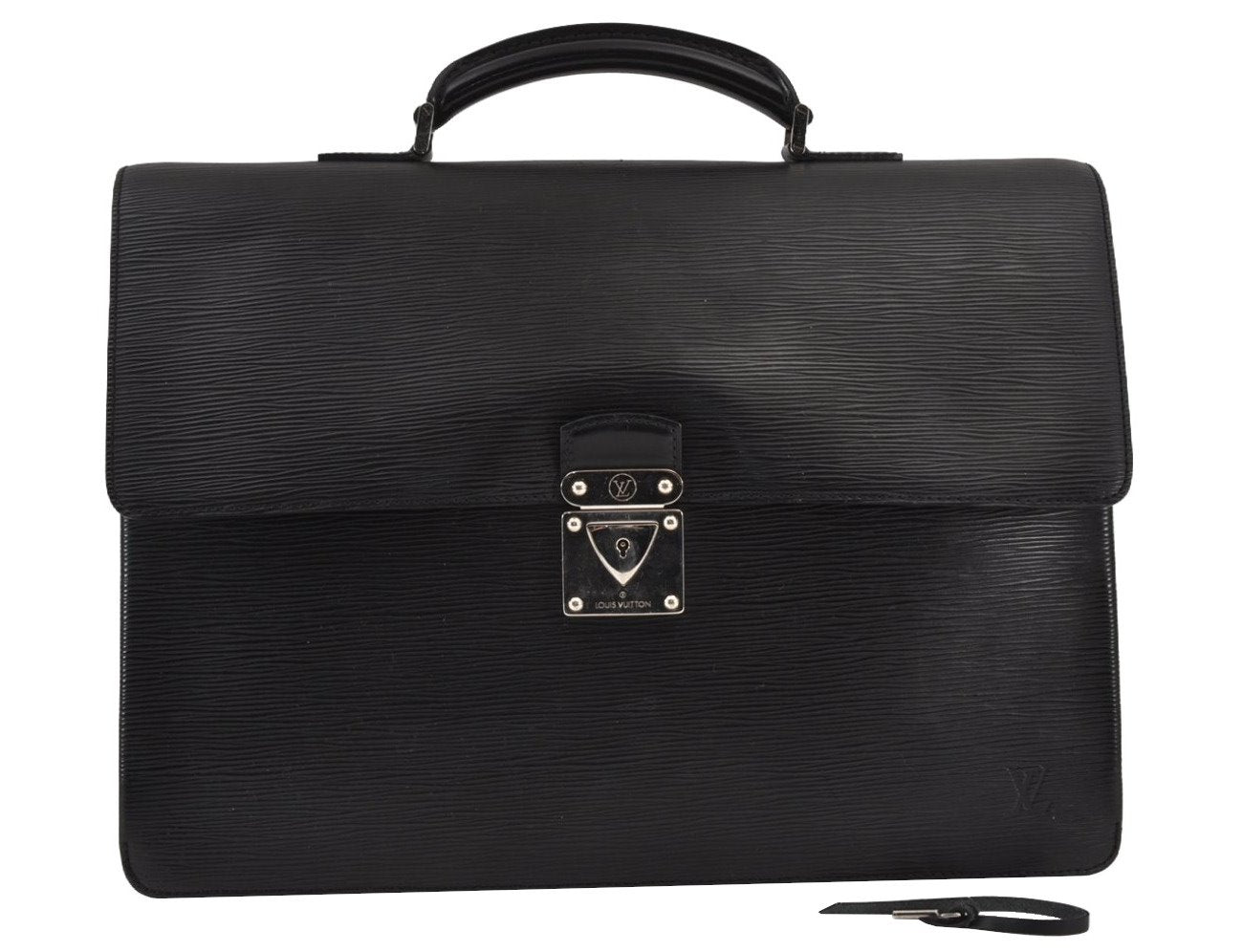Authentic Louis Vuitton Epi Robusto 1 Briefcase Black M54532 LV 6988J