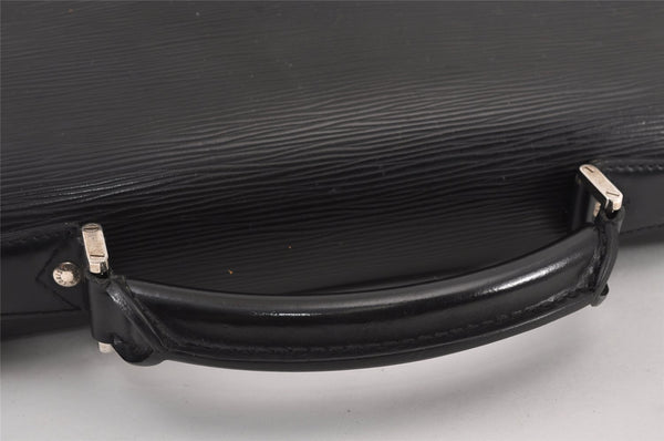 Authentic Louis Vuitton Epi Robusto 1 Briefcase Black M54532 LV 6988J