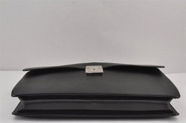 Authentic Louis Vuitton Epi Robusto 1 Briefcase Black M54532 LV 6988J