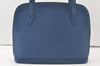 Authentic Louis Vuitton Epi Lussac Shoulder Tote Bag Blue M52285 LV 6988K