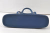 Authentic Louis Vuitton Epi Lussac Shoulder Tote Bag Blue M52285 LV 6988K