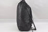 Authentic BALENCIAGA Classic The Day Shoulder Bag Leather 140442 Black 6989I