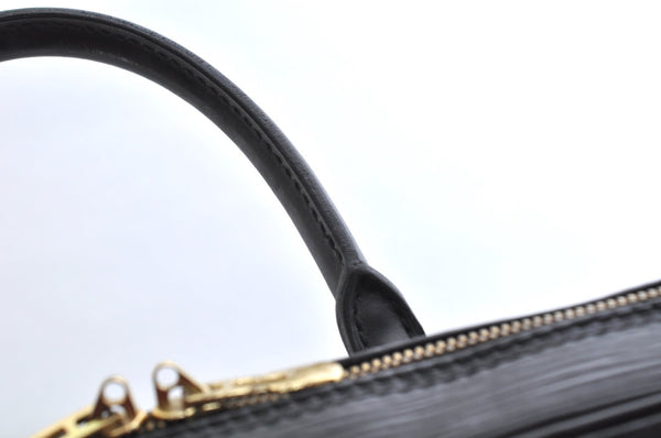 Authentic Louis Vuitton Epi Porte Documents Voyage Briefcase M59162 Black 6989K