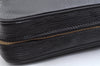 Authentic Louis Vuitton Epi Porte Documents Voyage Briefcase M59162 Black 6989K