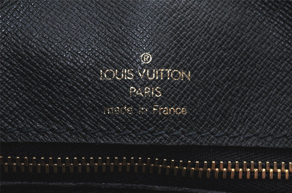 Authentic Louis Vuitton Epi Porte Documents Voyage Briefcase M59162 Black 6989K