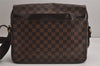 Authentic Louis Vuitton Damier Shelton MM Shoulder Cross Bag N41149 LV 6990J