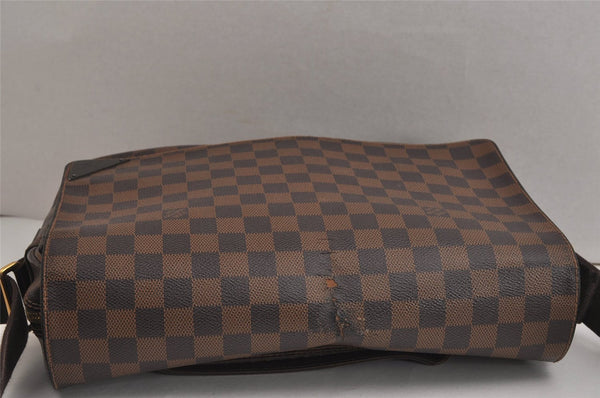 Authentic Louis Vuitton Damier Shelton MM Shoulder Cross Bag N41149 LV 6990J